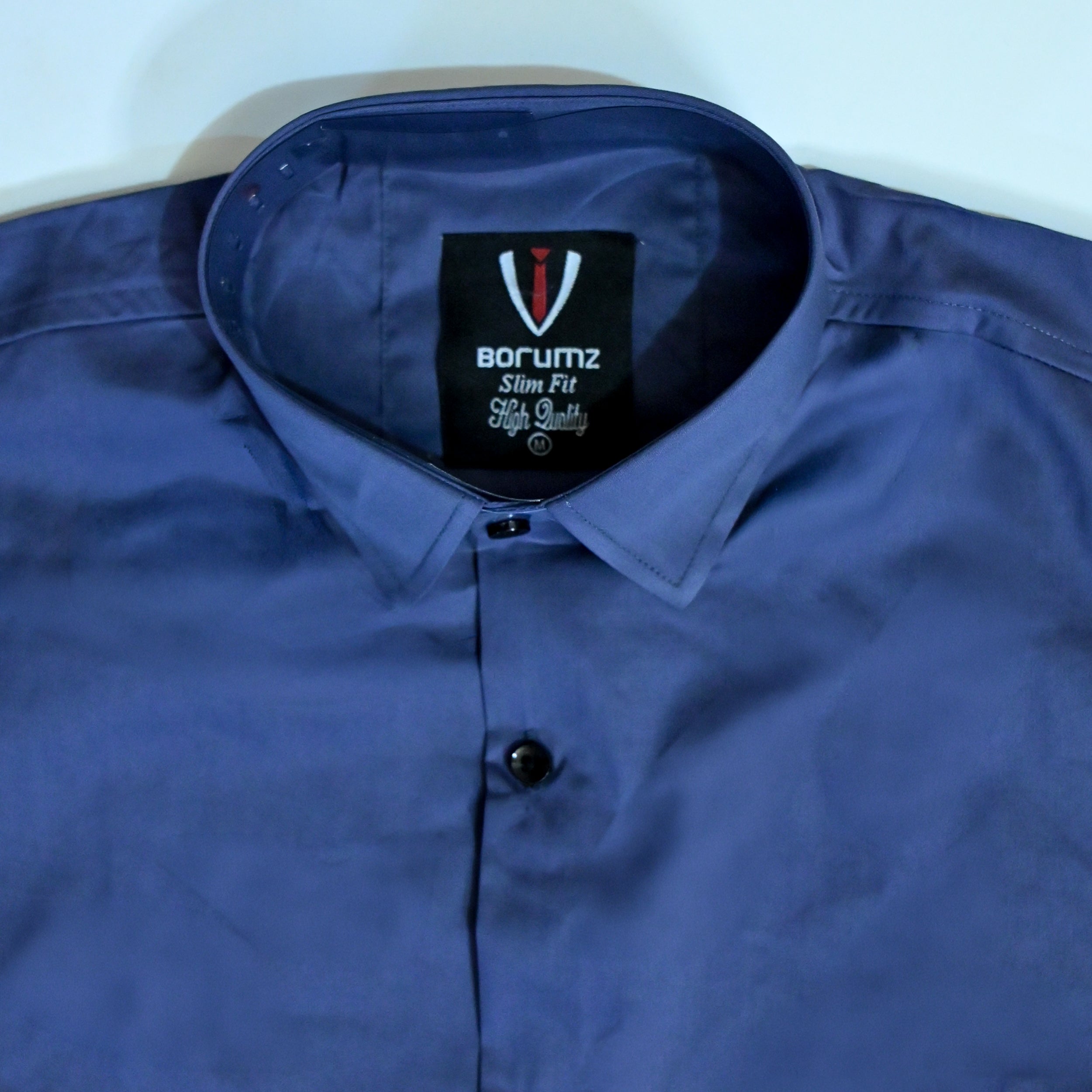 Blue Regular Fit Semi-Formal Shirt