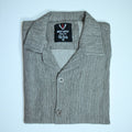 Heather Grey Textured Semi-Formal Shirt | Boxy fit | Unisex