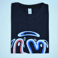 Regular Fit Graphic Print T-Shirt – Love Smile Design _ Dark Blue