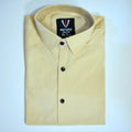 Butter yellow Regular Fit Semi-Formal Shirt