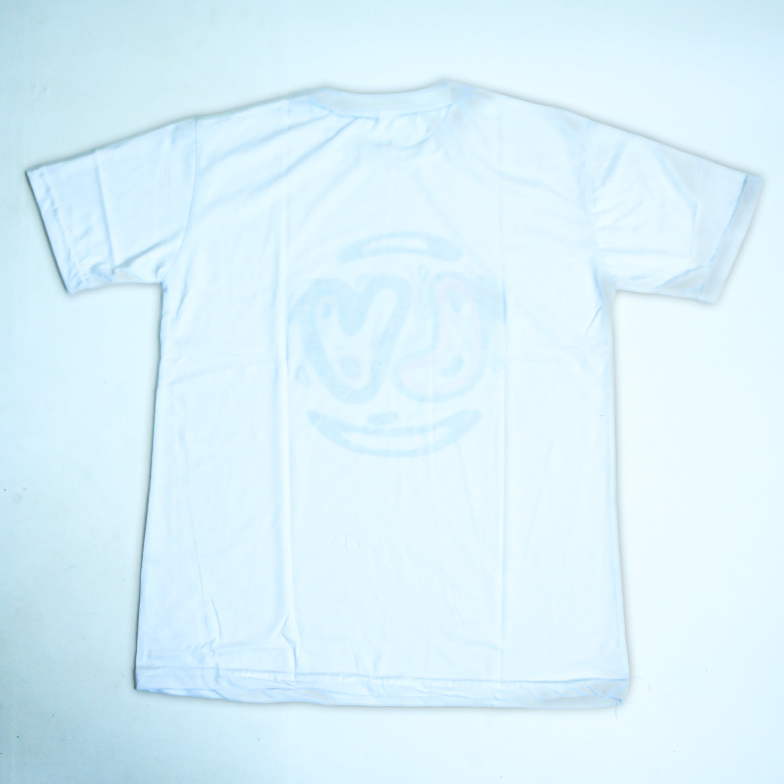 Regular Fit Graphic Print T-Shirt – Love Smile Design _ White