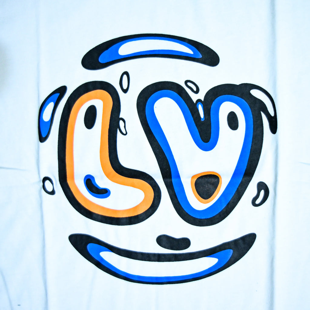Regular Fit Graphic Print T-Shirt – Love Smile Design _ White