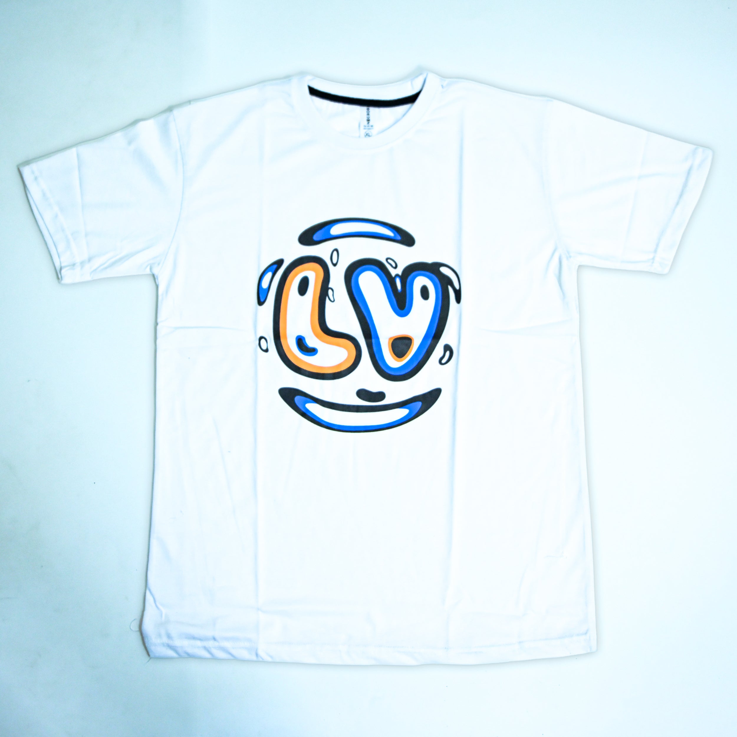 Regular Fit Graphic Print T-Shirt – Love Smile Design _ White