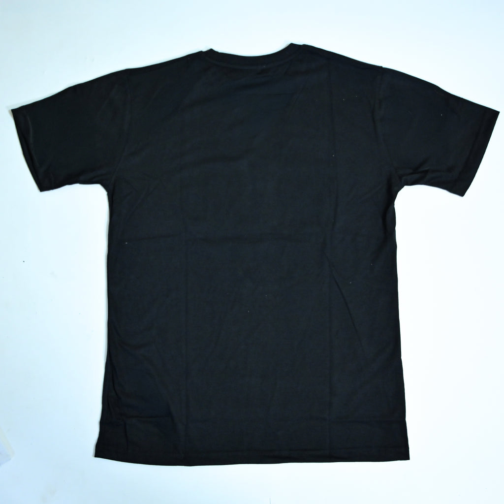 Regular Fit Graphic Print T-Shirt – Love Smile Design _ Black