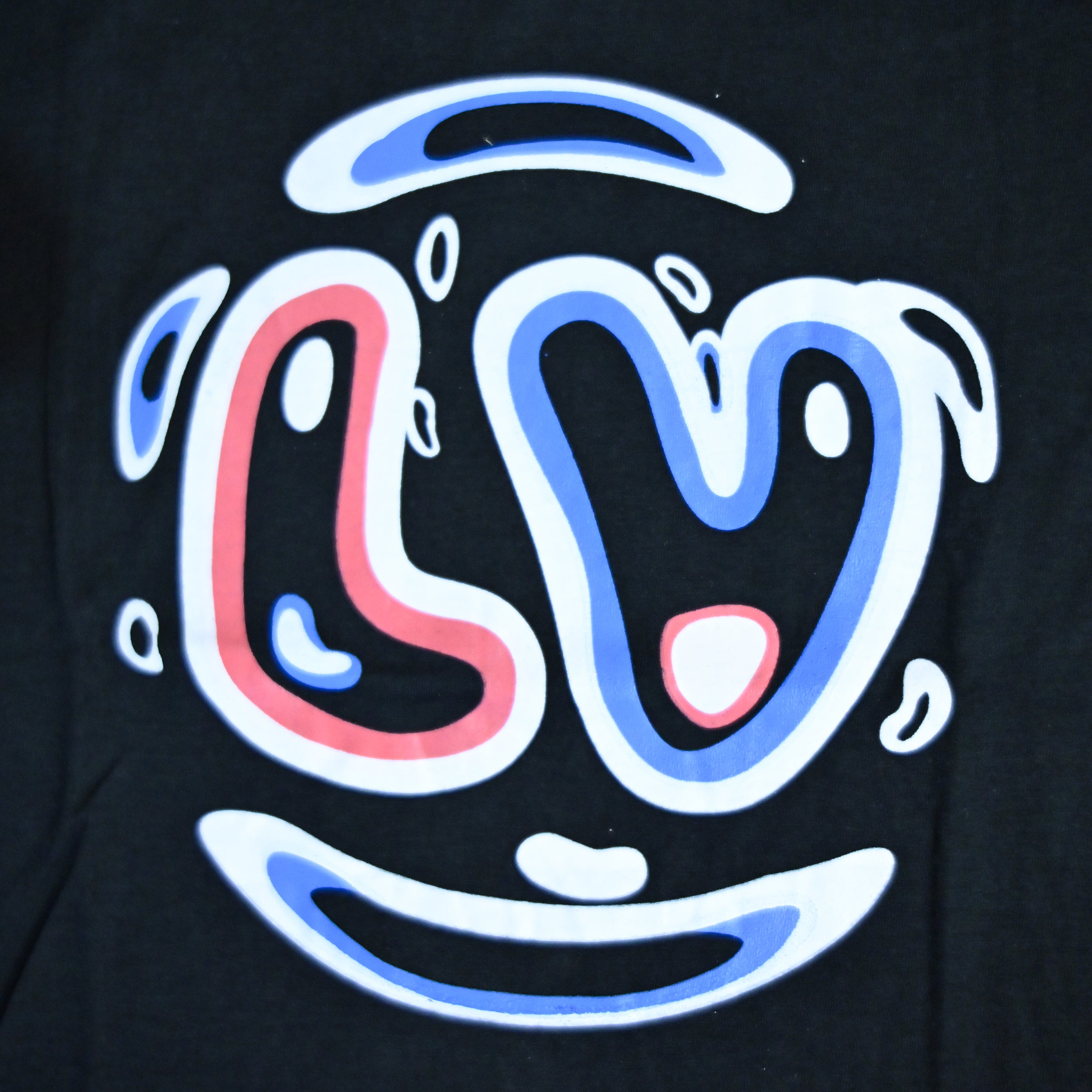 Regular Fit Graphic Print T-Shirt – Love Smile Design _ Black