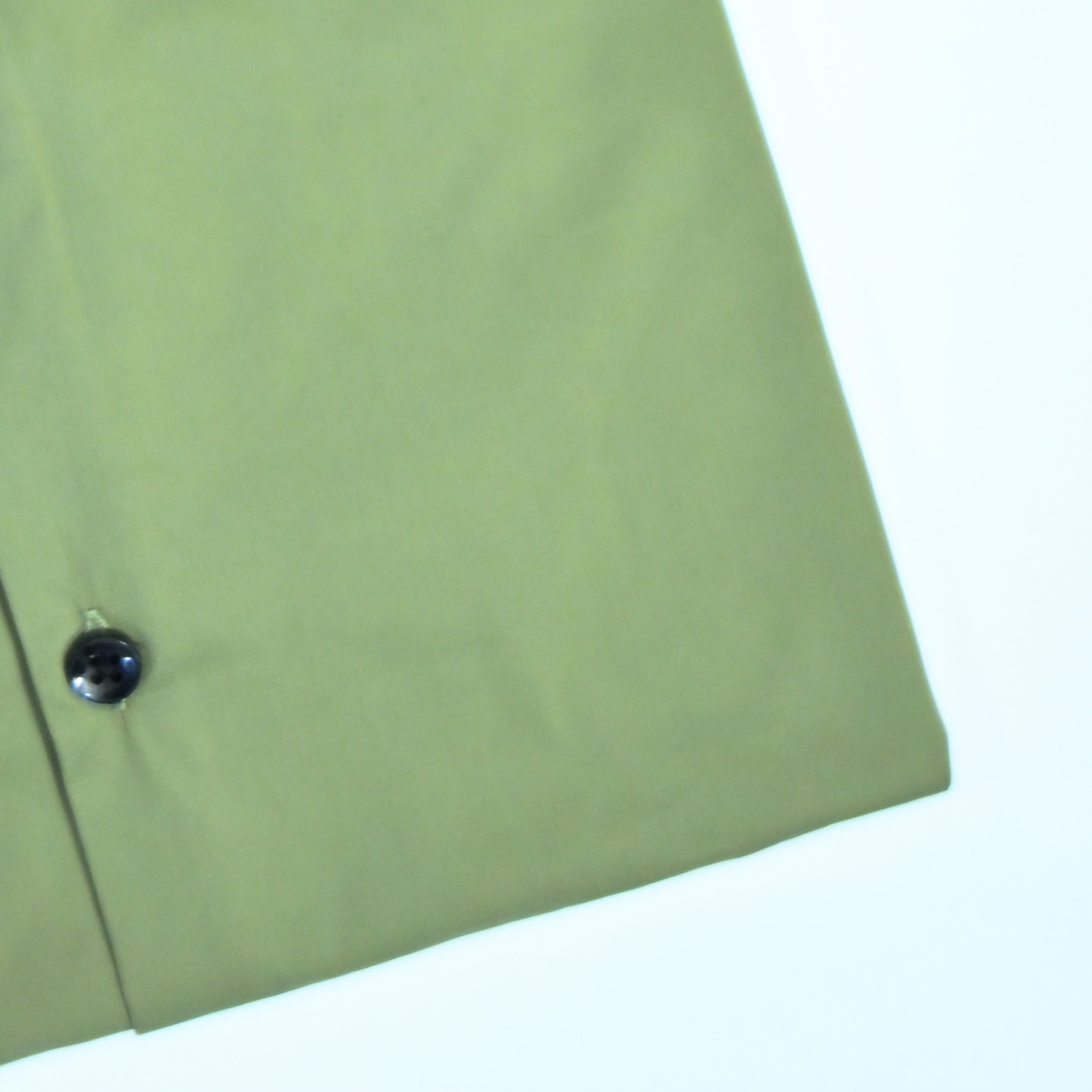 Olive Green Regular Fit Semi-Formal Shirt