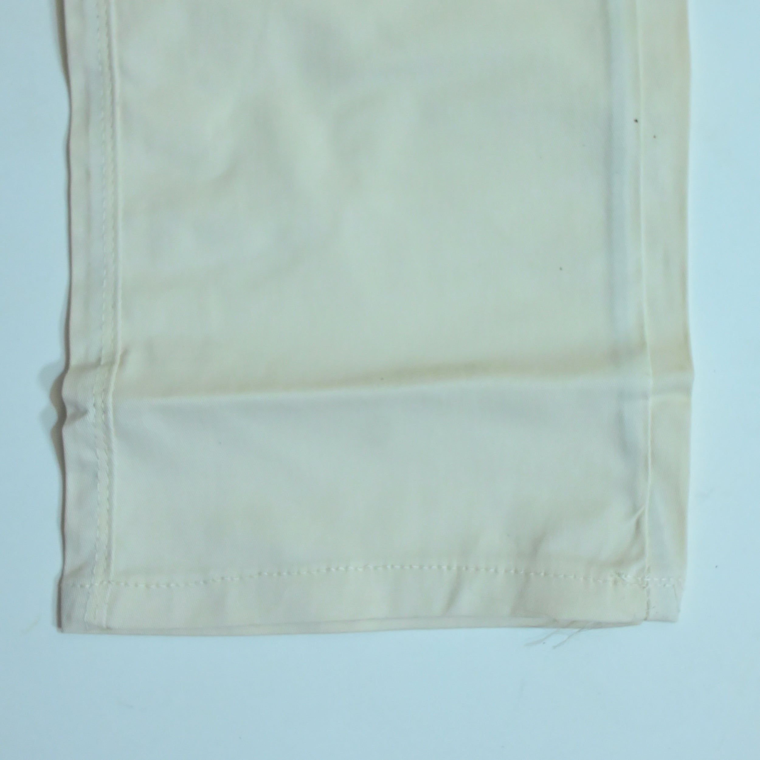 Off White Cotton Cargo Pants | Regular Fit Utility Trousers