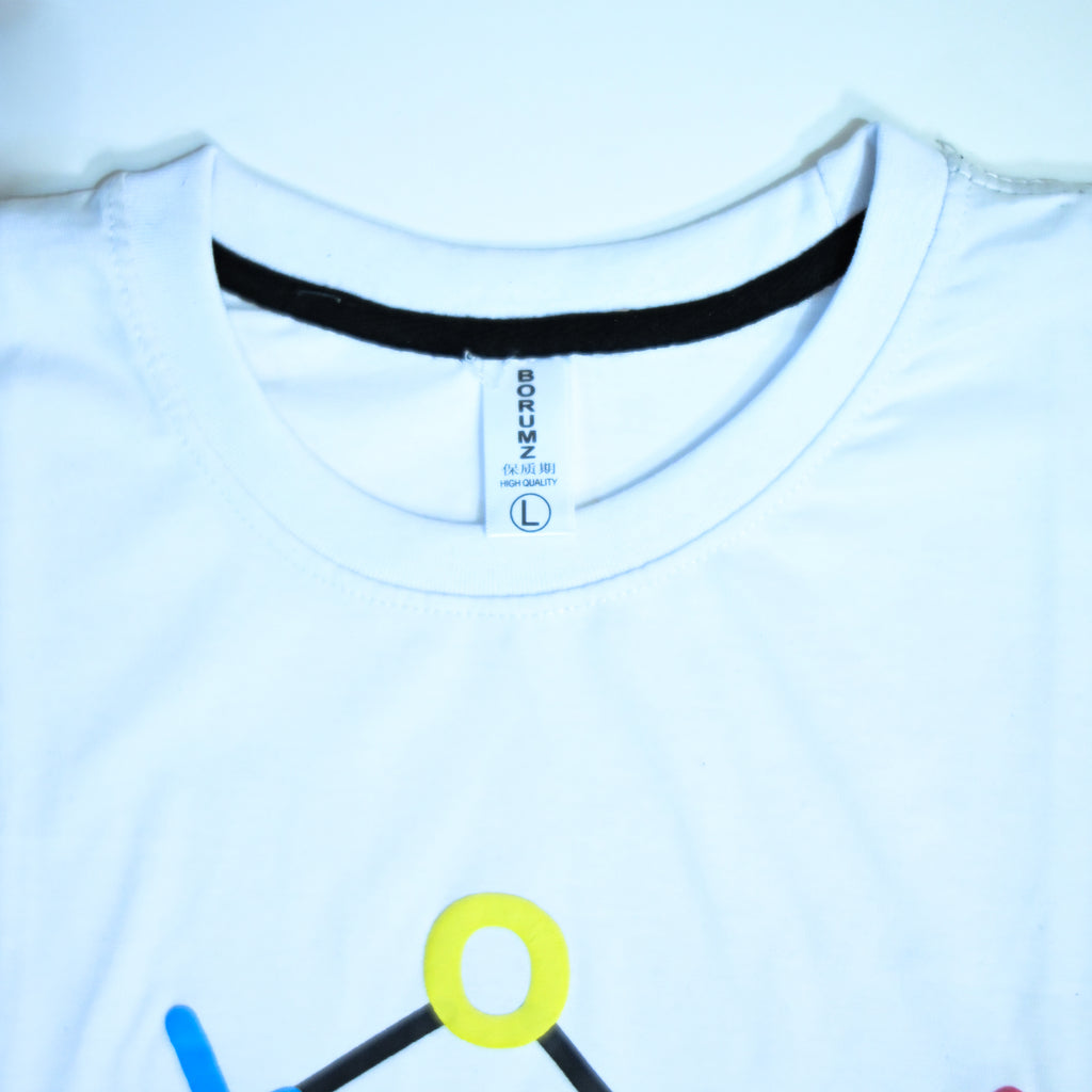 Regular Fit Abstract Typography Graphic T-Shirt _ White