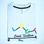 Regular Fit Abstract Typography Graphic T-Shirt _ White