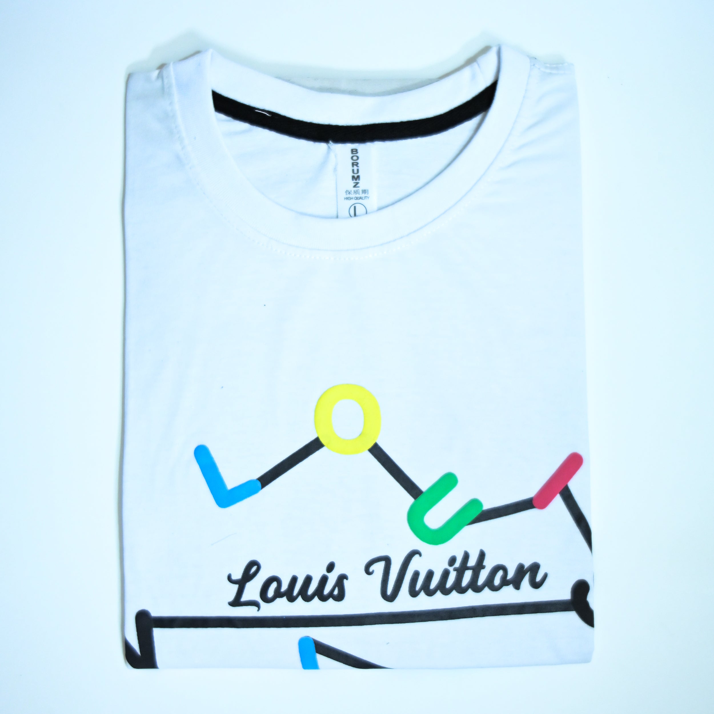 Regular Fit Abstract Typography Graphic T-Shirt _ White