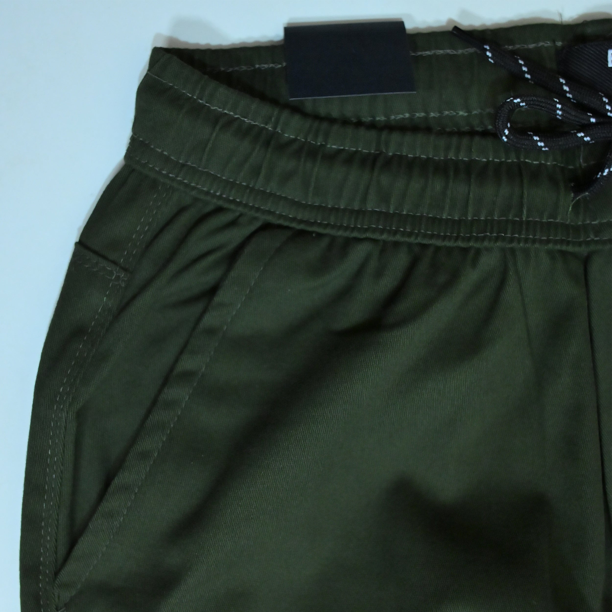 Dark Olive Cargo Pants | Relaxed Fit Cotton Trousers
