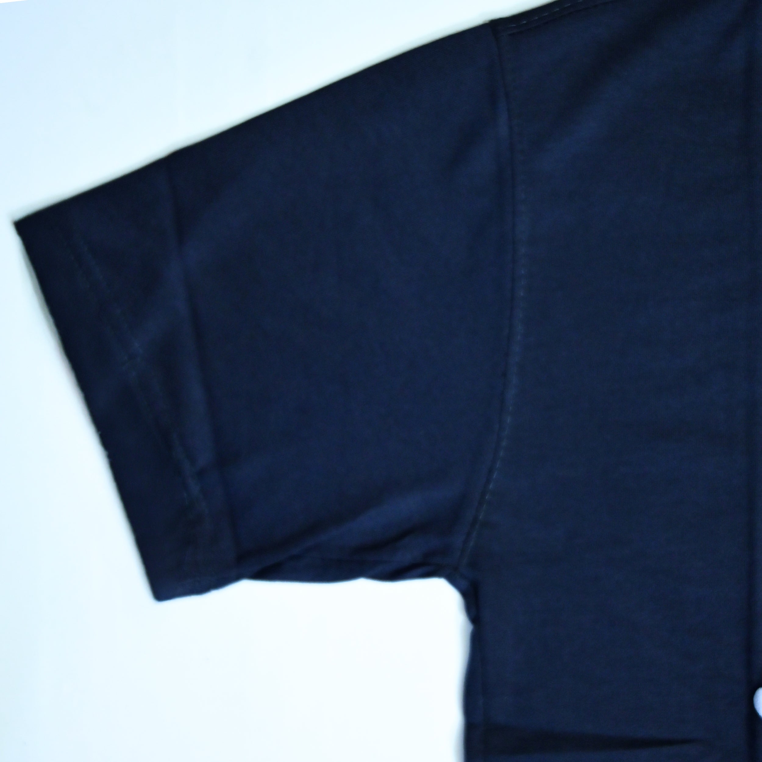 Regular Fit Abstract Typography Graphic T-Shirt _ Navy