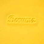 Unisex Embossed Logo Crew Neck T-Shirt - Mustard Yellow