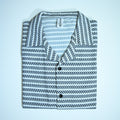 White & Grey Geometric Textured Boxy Fit Shirt
