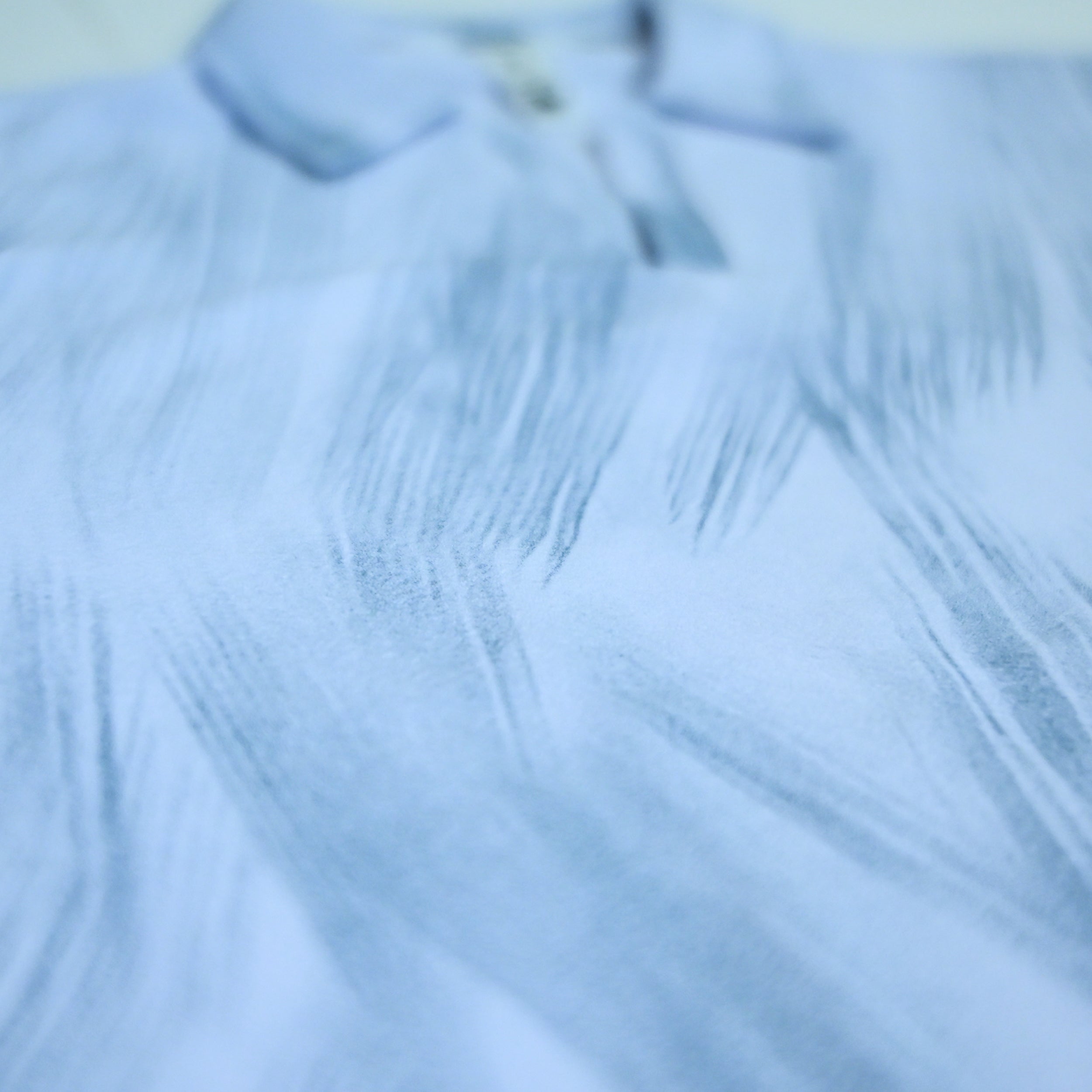 White Brush Stroke Polo Shirt | Premium Printed Polo