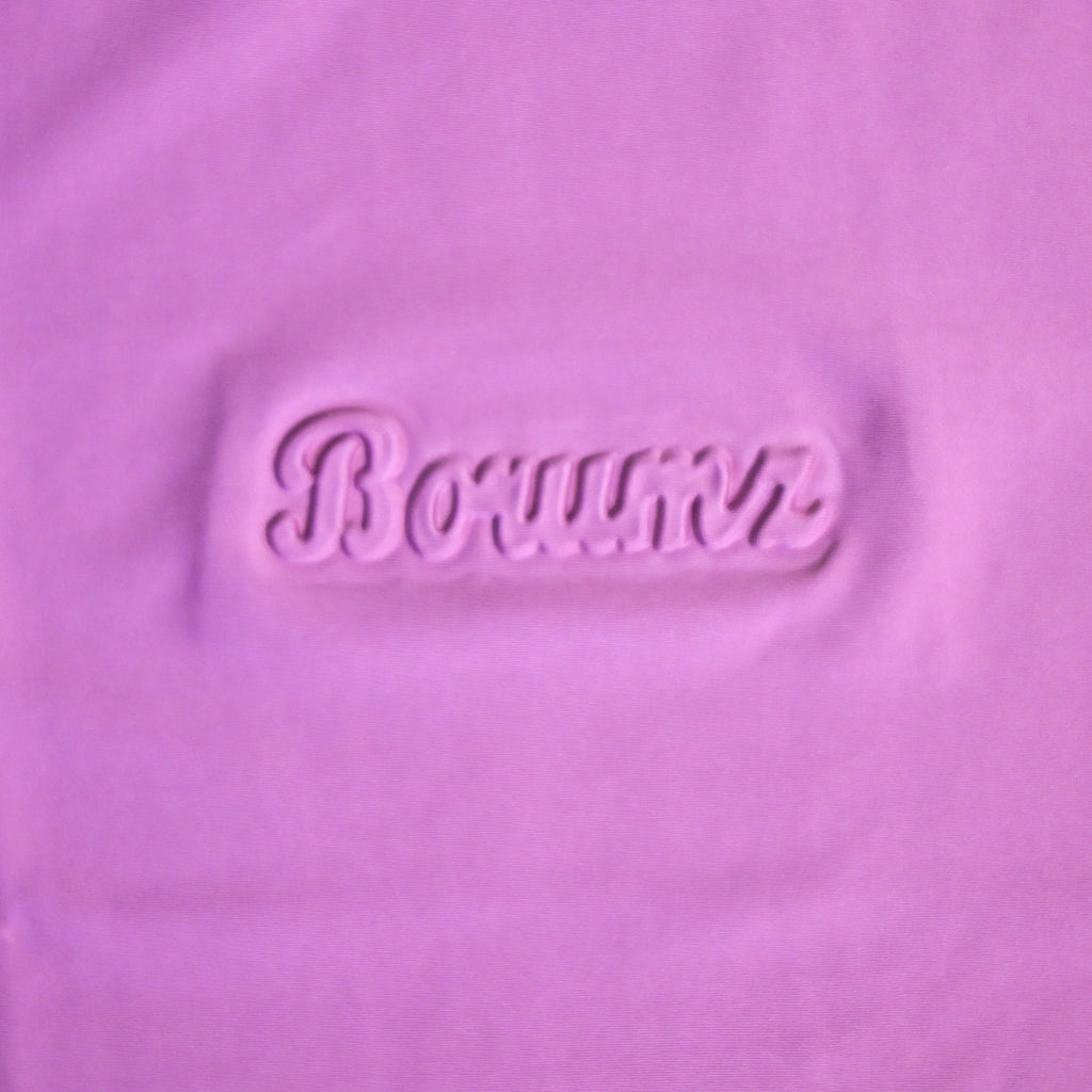 Unisex Embossed Logo Crew Neck T-Shirt - Muted Pink