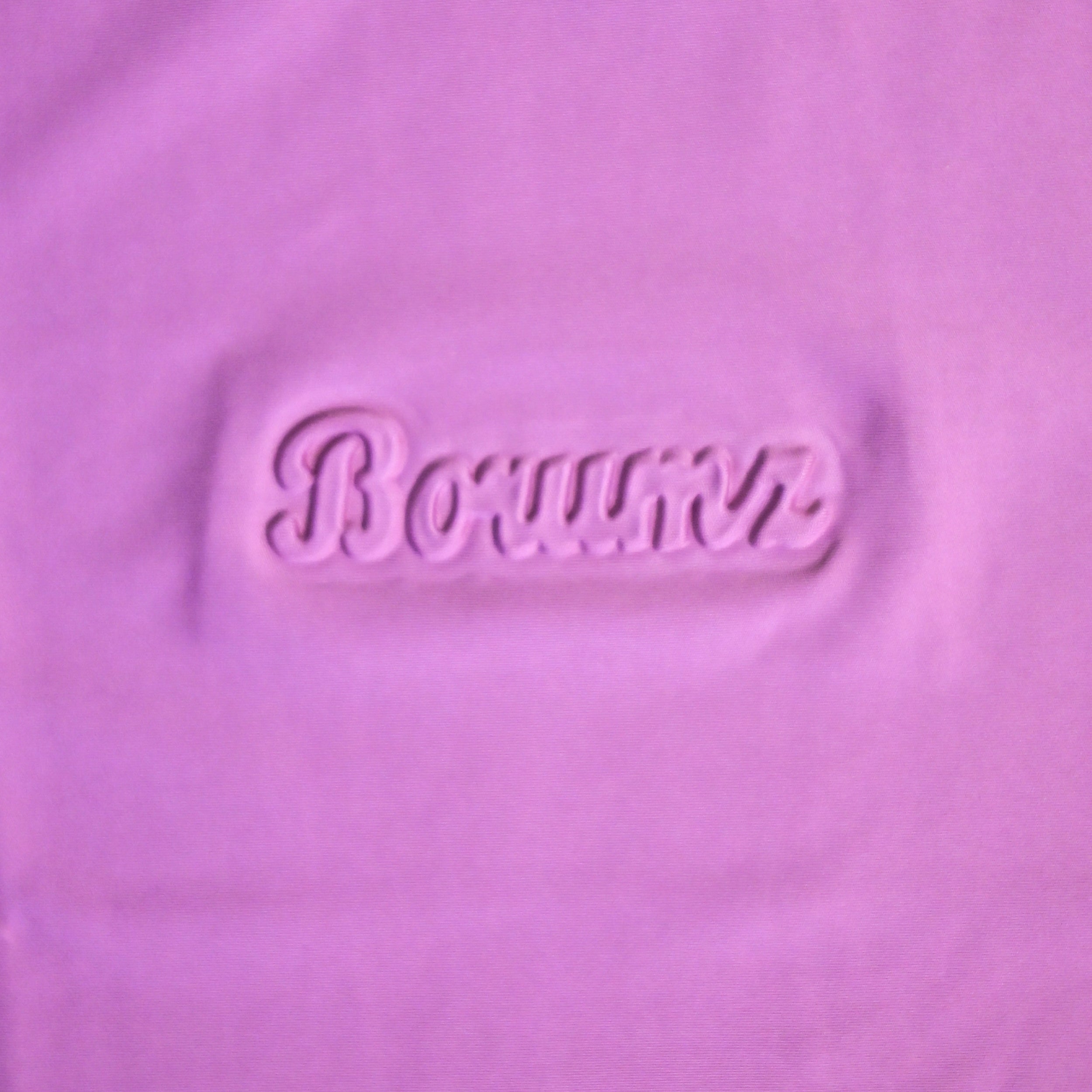 Unisex Embossed Logo Crew Neck T-Shirt - Muted Pink