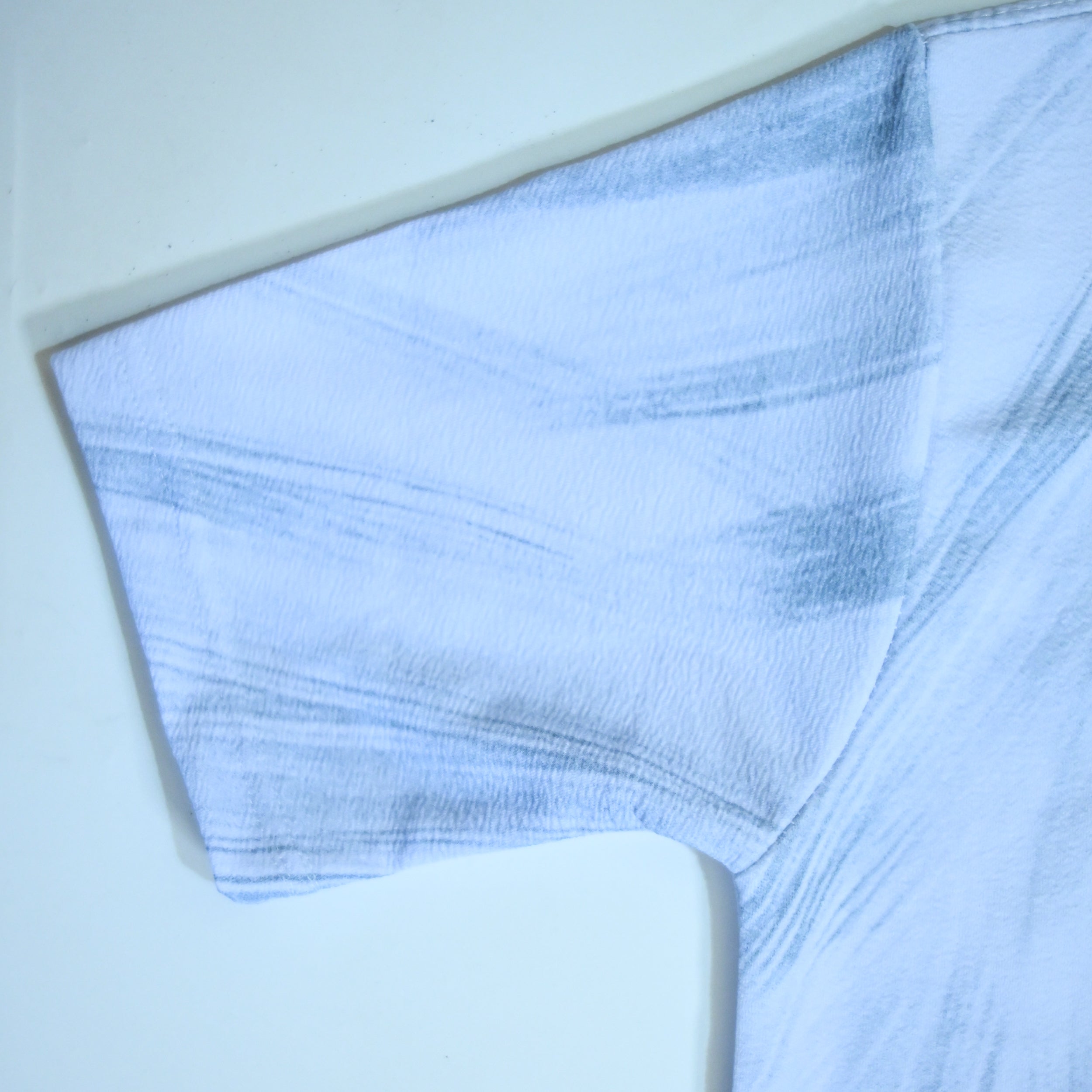 White Brush Stroke Polo Shirt | Premium Printed Polo