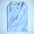 White Brush Stroke Polo Shirt | Premium Printed Polo
