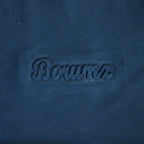 Unisex Embossed Logo Crew Neck T-Shirt - Dark Navy