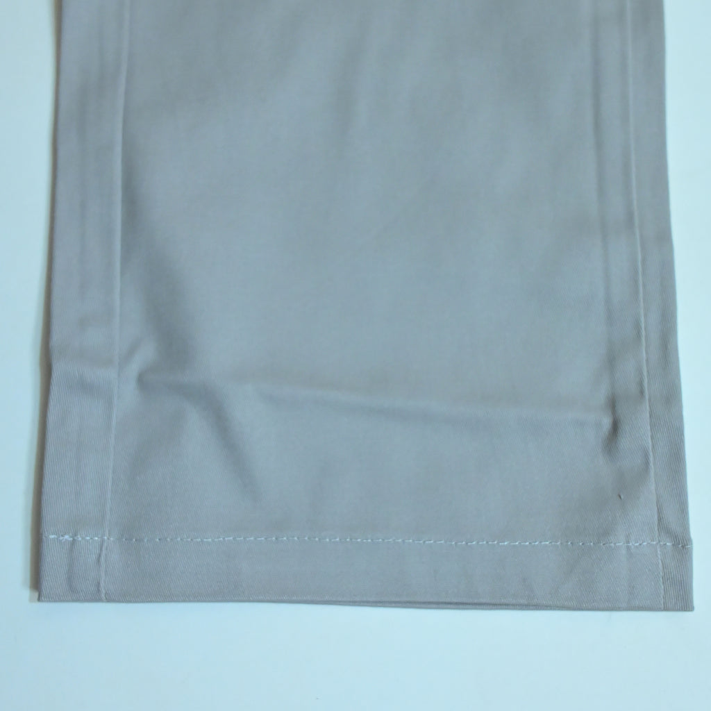 Light Stone Drawstring Cotton Trousers | Relaxed Fit Casual Pants | Semi-Baggy