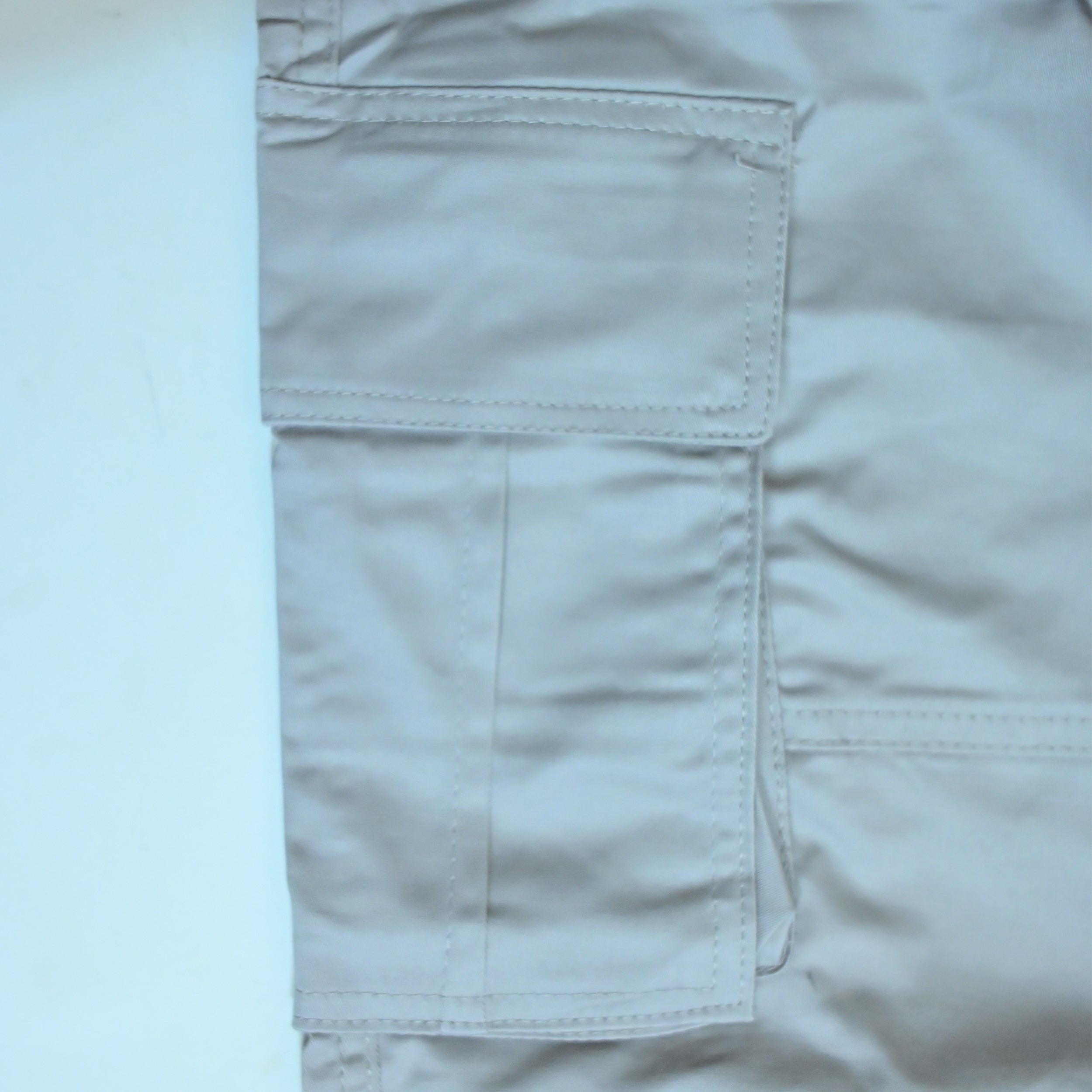 ASH GREY Full Baggy Cargo Trousers | Relaxed Fit Casual Pants