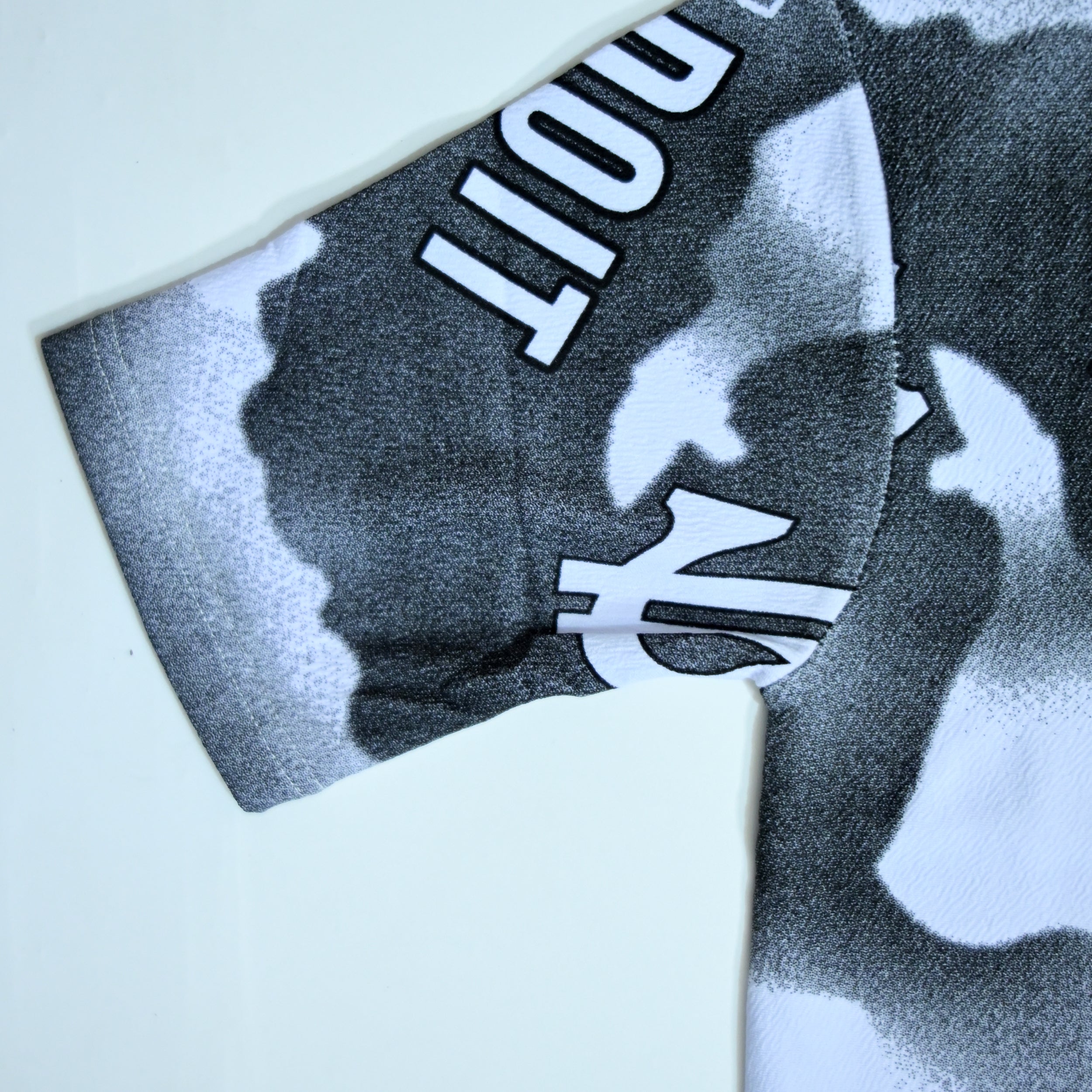 Dollar Print Oversized T-Shirt – Black & White