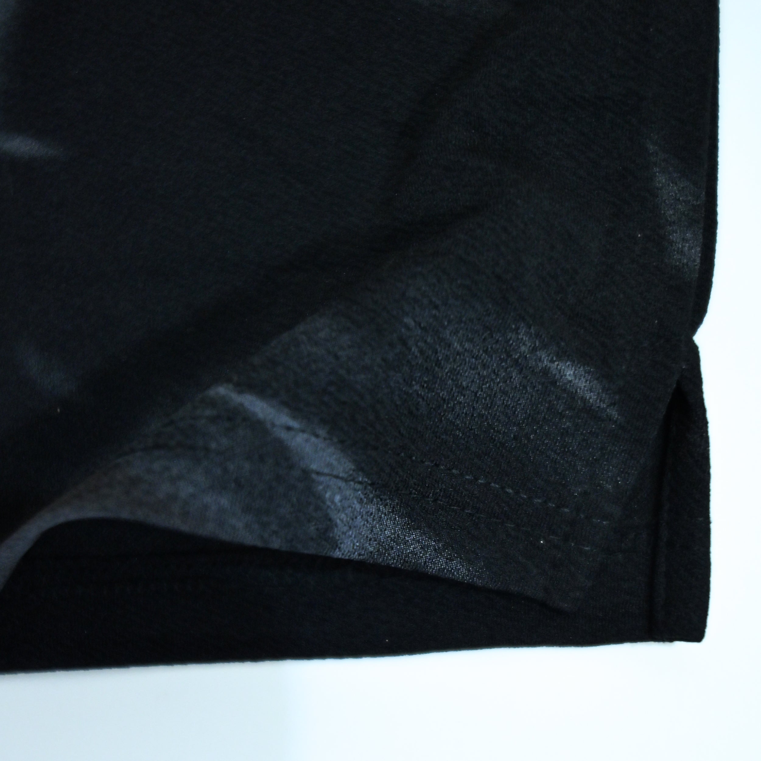Black Tie-Dye Print Johnny Collar Polo Shirt | Premium Casual Polo
