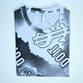 Dollar Print Oversized T-Shirt – Black & White