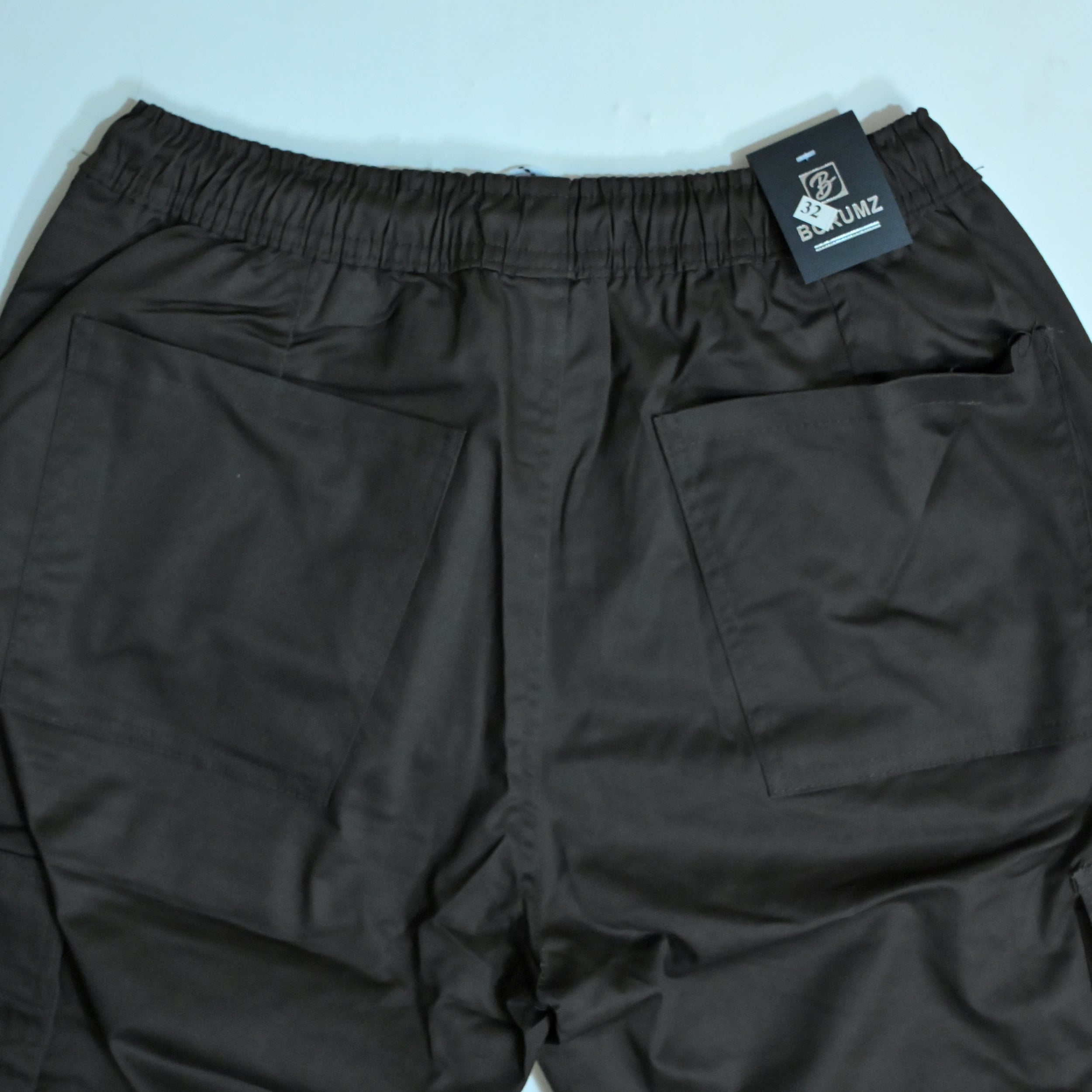 Chocolate Brown Full Baggy Cargo Trousers | Relaxed Fit Casual Pants