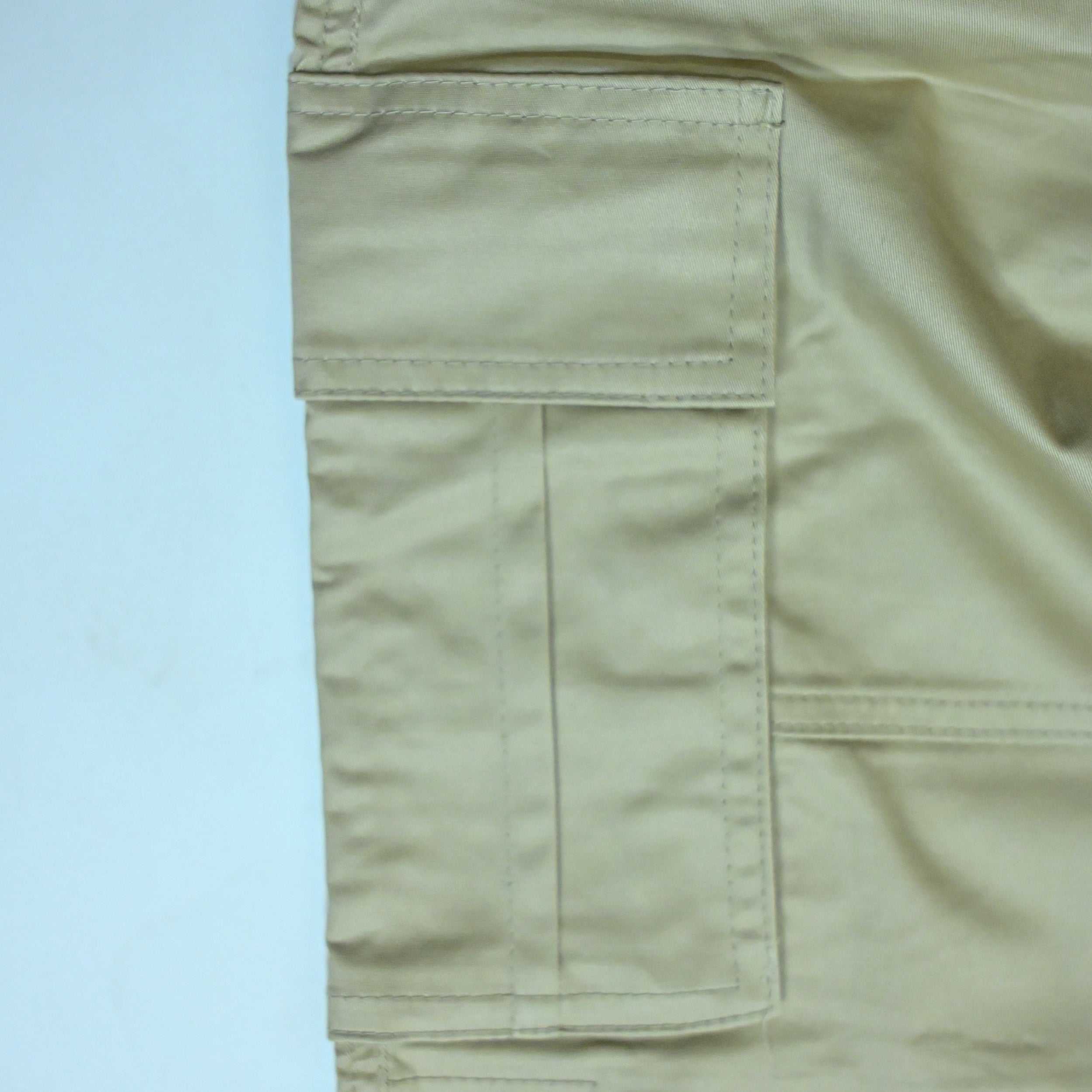 Camel Full Baggy Cargo Trousers | Relaxed Fit Casual Pants