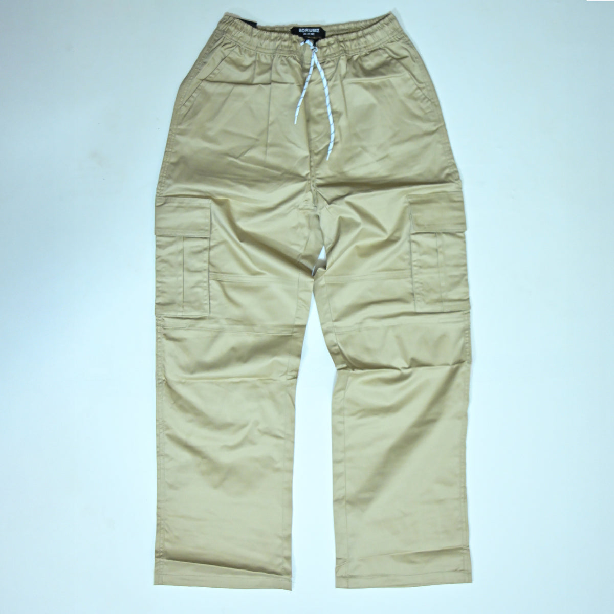 Camel Full Baggy Cargo Trousers