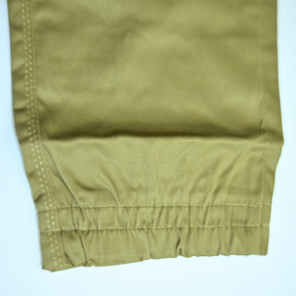 Olive Khaki Rib Six pocket jogger | Relaxed Fit Casual Pants