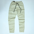 Off-White Khaki Rib Six pocket jogger | Relaxed Fit Casual Pants