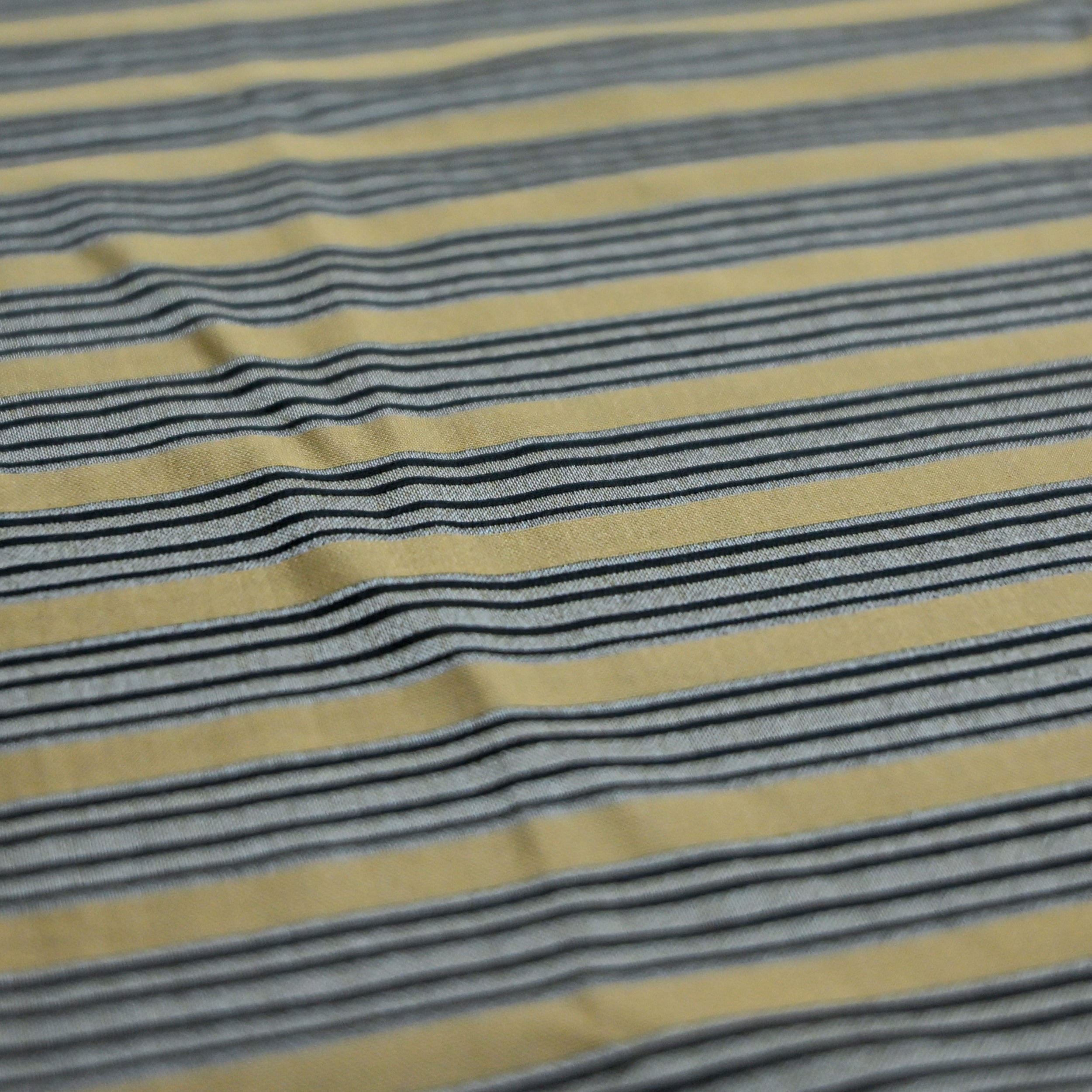 Camel Brown Striped Oversized T-Shirt | Relaxed Fit Tee