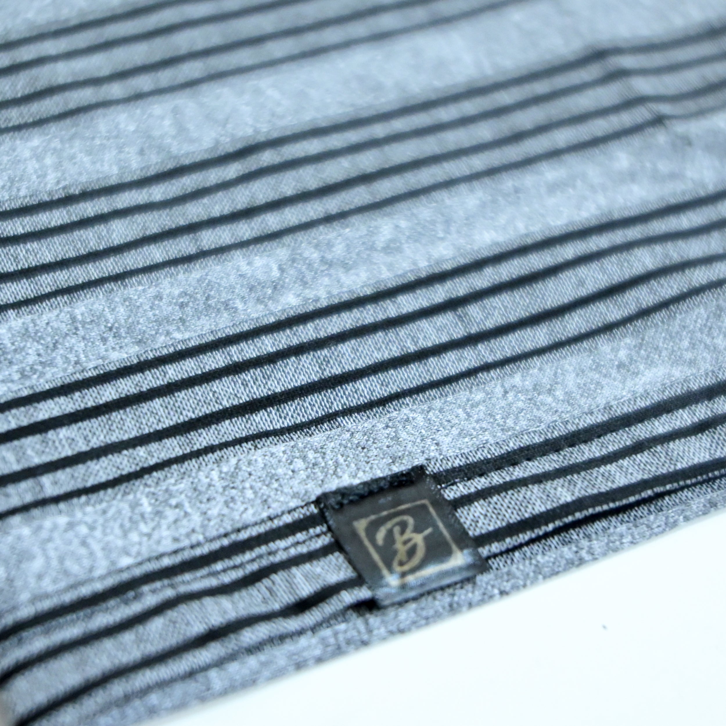Grey & Black Striped Oversized T-Shirt | Relaxed Fit Tee
