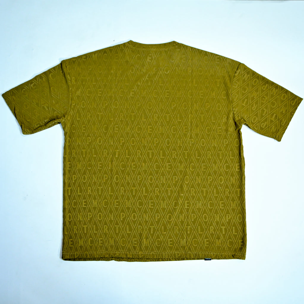 Jumper Baggy T-Shirt | Alphabet Embossed | Premium Oversized Cotton Tee