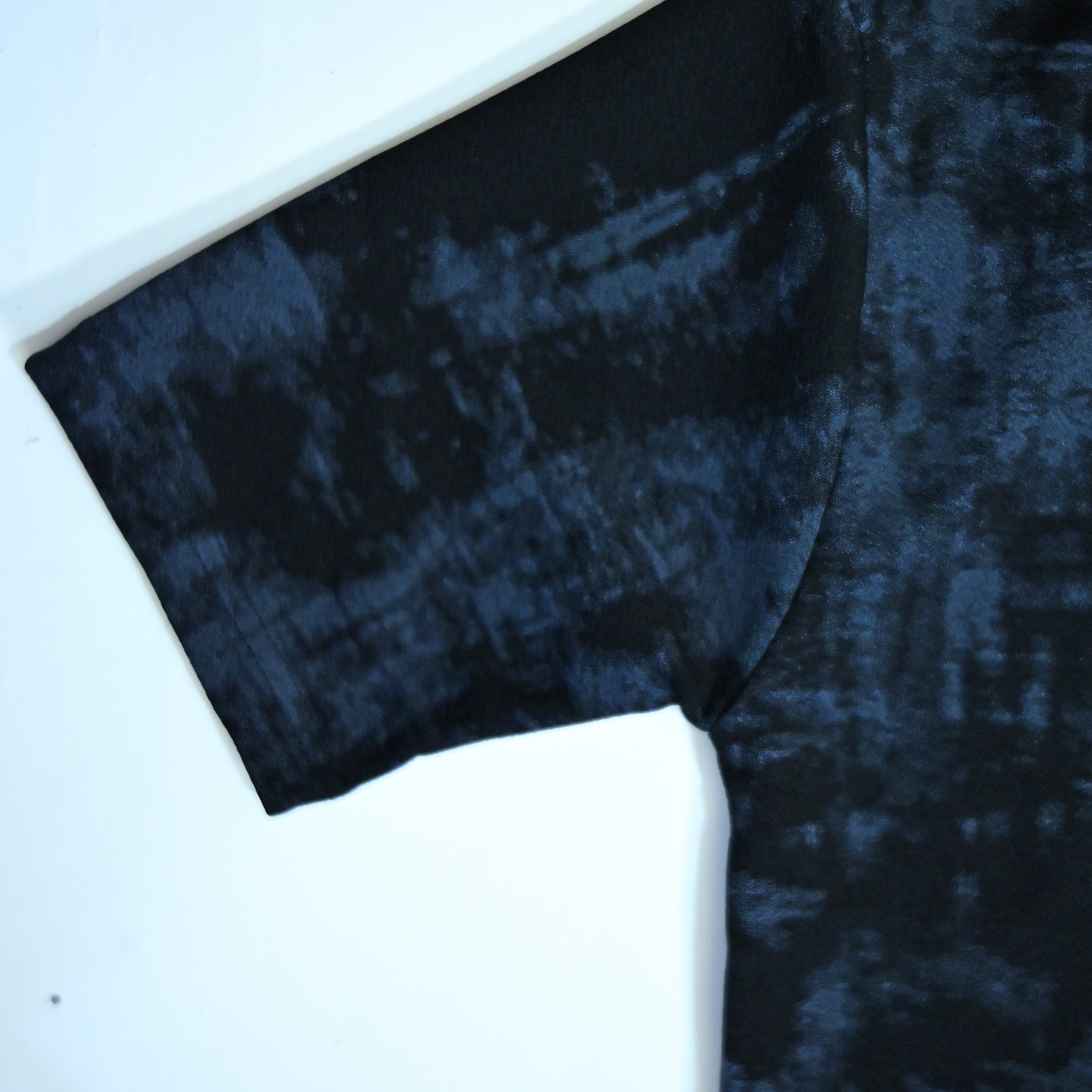 Washed Black Textured Polo Shirt | Premium Casual Polo