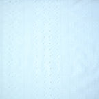 Embroidered Eyelet Drop Shoulder T-Shirt - White