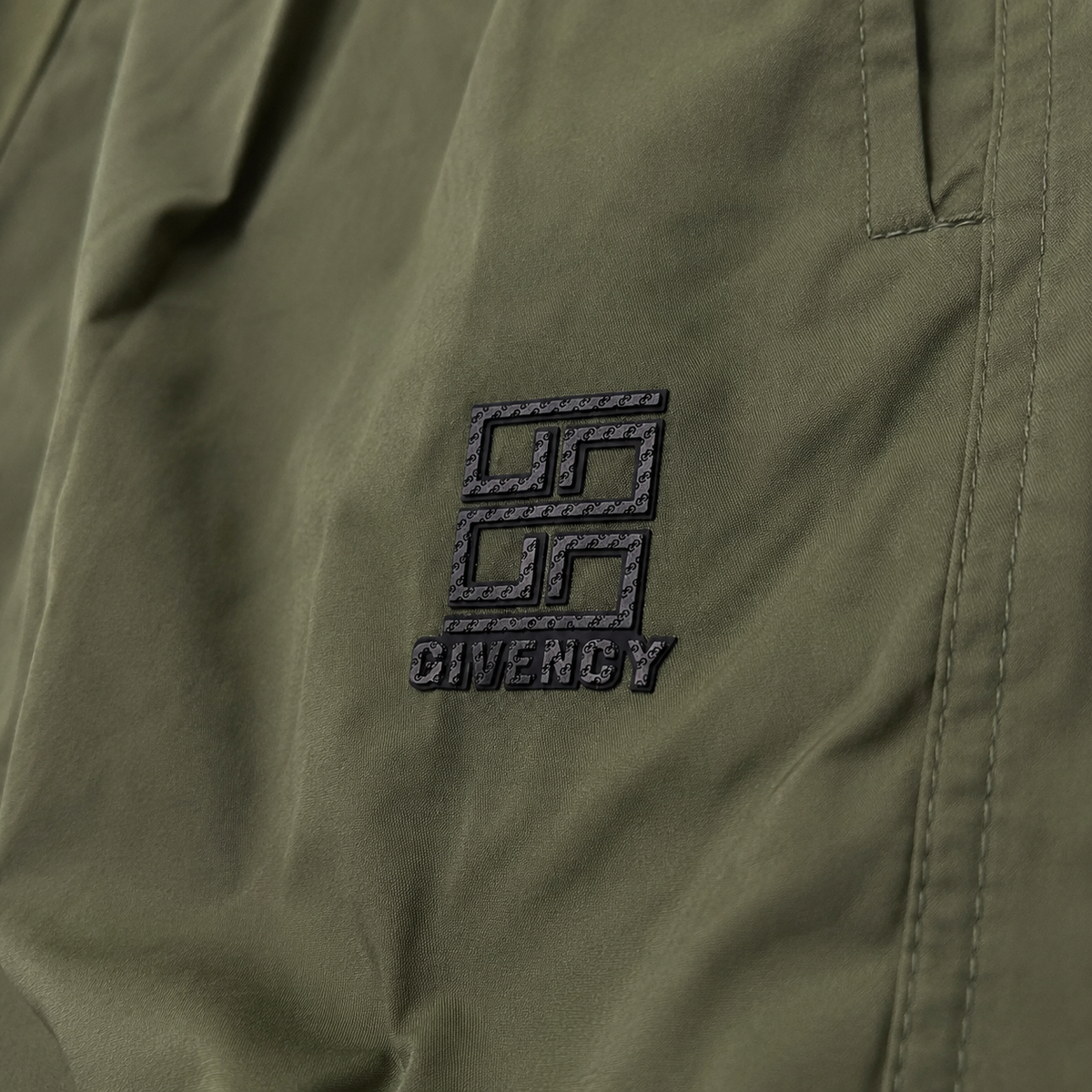 Men’s Baggy Trousers - Olive Green