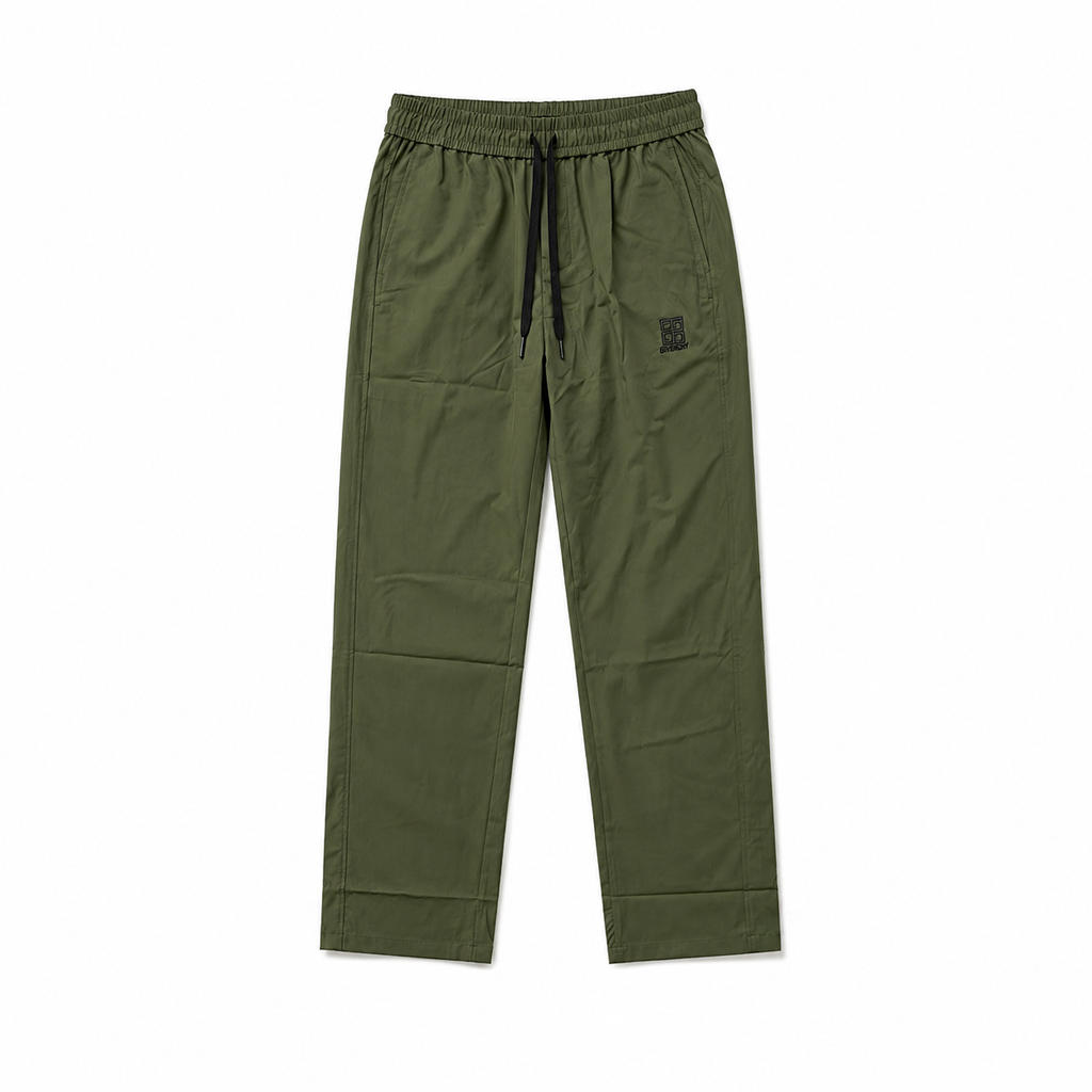 Men’s Baggy Trousers - Olive Green