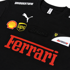 Black Motorsport Graphic Drop-Shoulder T-Shirt