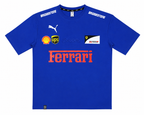 Blue Motorsport Graphic Drop-Shoulder T-Shirt