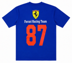 Blue Motorsport Graphic Drop-Shoulder T-Shirt