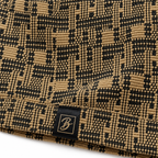 Brown & Black Geometric Half-Zip Polo Sweatshirt – Unisex (Copy)