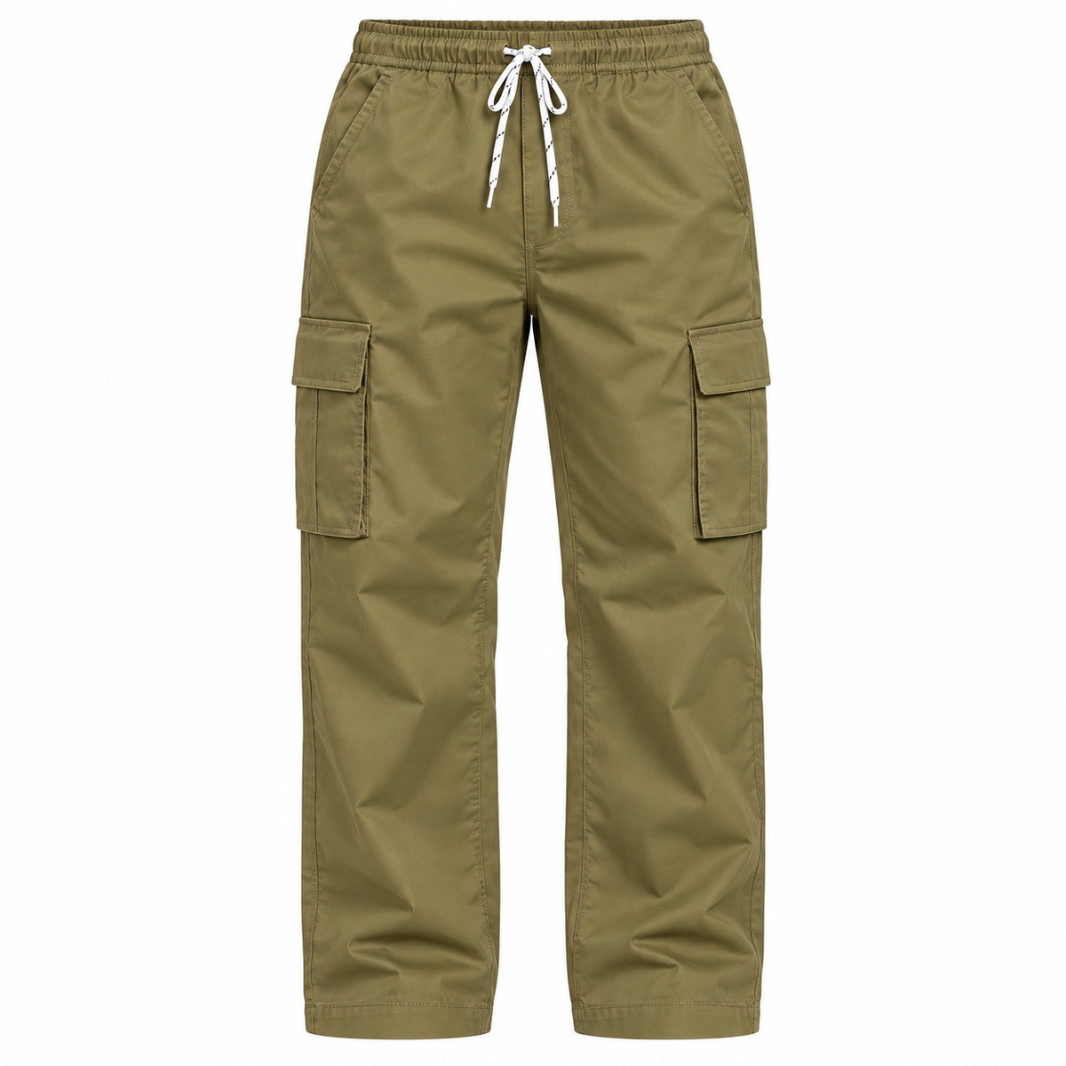 Camel Brown Full Baggy Cargo Trousers