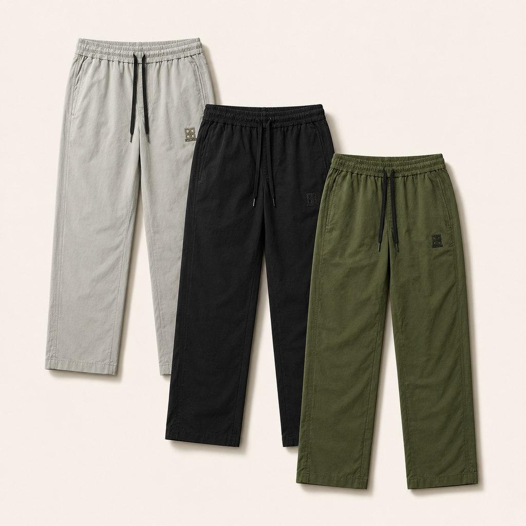 Men’s Baggy Trousers – Choose Any 3 Colors Bundle