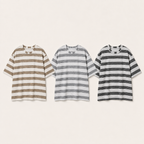 3-Pack Oversized Striped T-Shirts
