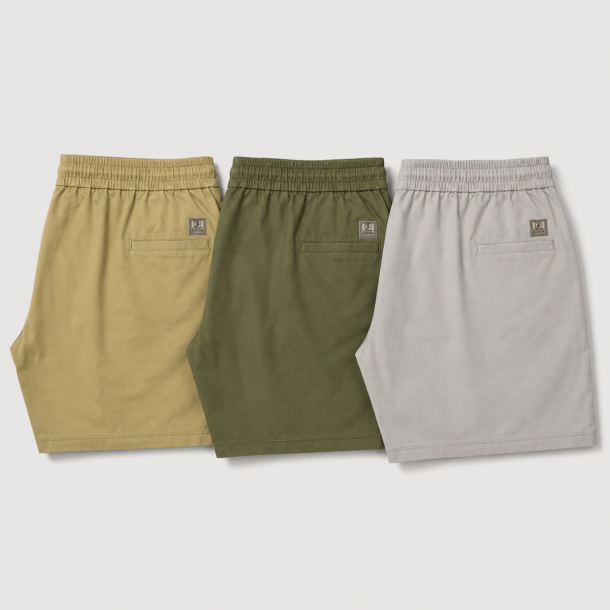3-Pack Men’s Drawstring Shorts