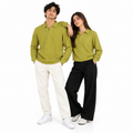 Greening Textured Open-Collar Full-Sleeve Polo Tee | Relaxed Fit